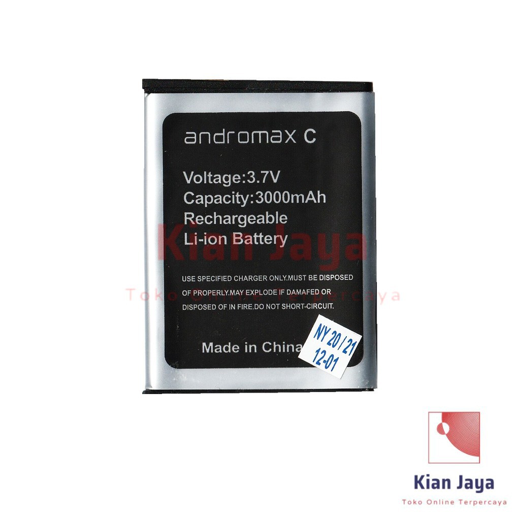 Baterai Hp Smartfren Andromax C / Li37142C / AD686G Original Batre Batrai Battery Double Power