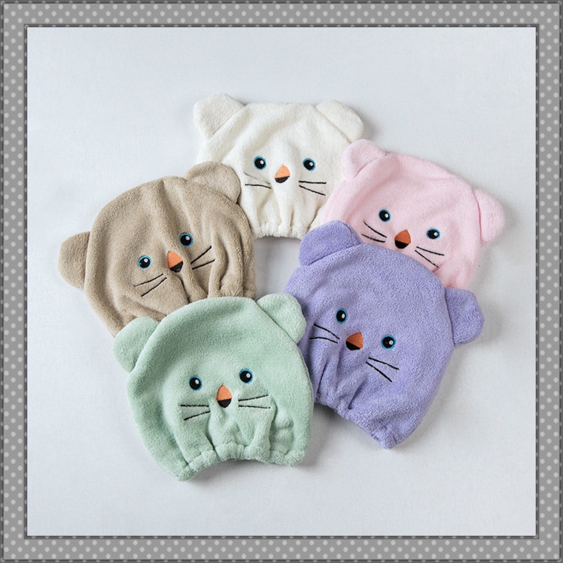 Handuk Rambut Bahan Microfiber Aneka Variasi untuk Anak Handuk Rambut Bahan Microfiber Aneka Variasi untuk Anak