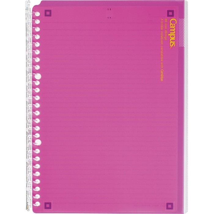 

READY NEW!!! KOKUYO SMART RING BINDER CamiApp B5 26holes - Pink BERKUALITAS