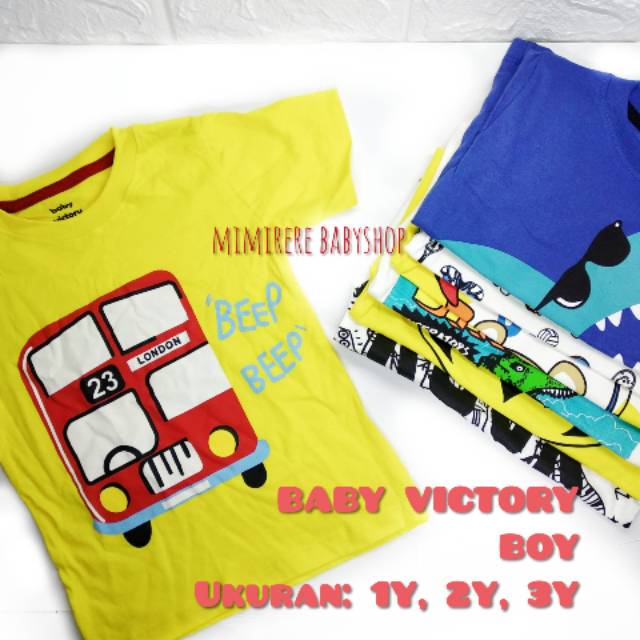 Kaos Baby Victory Cowok 1-3 Tahun / Baby Victory Boy Tee