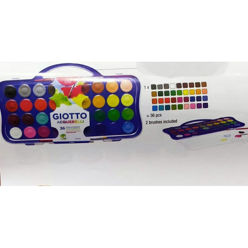 

Cat Air Giotto Acquerelli Jumbo 36 Color - 30 mm