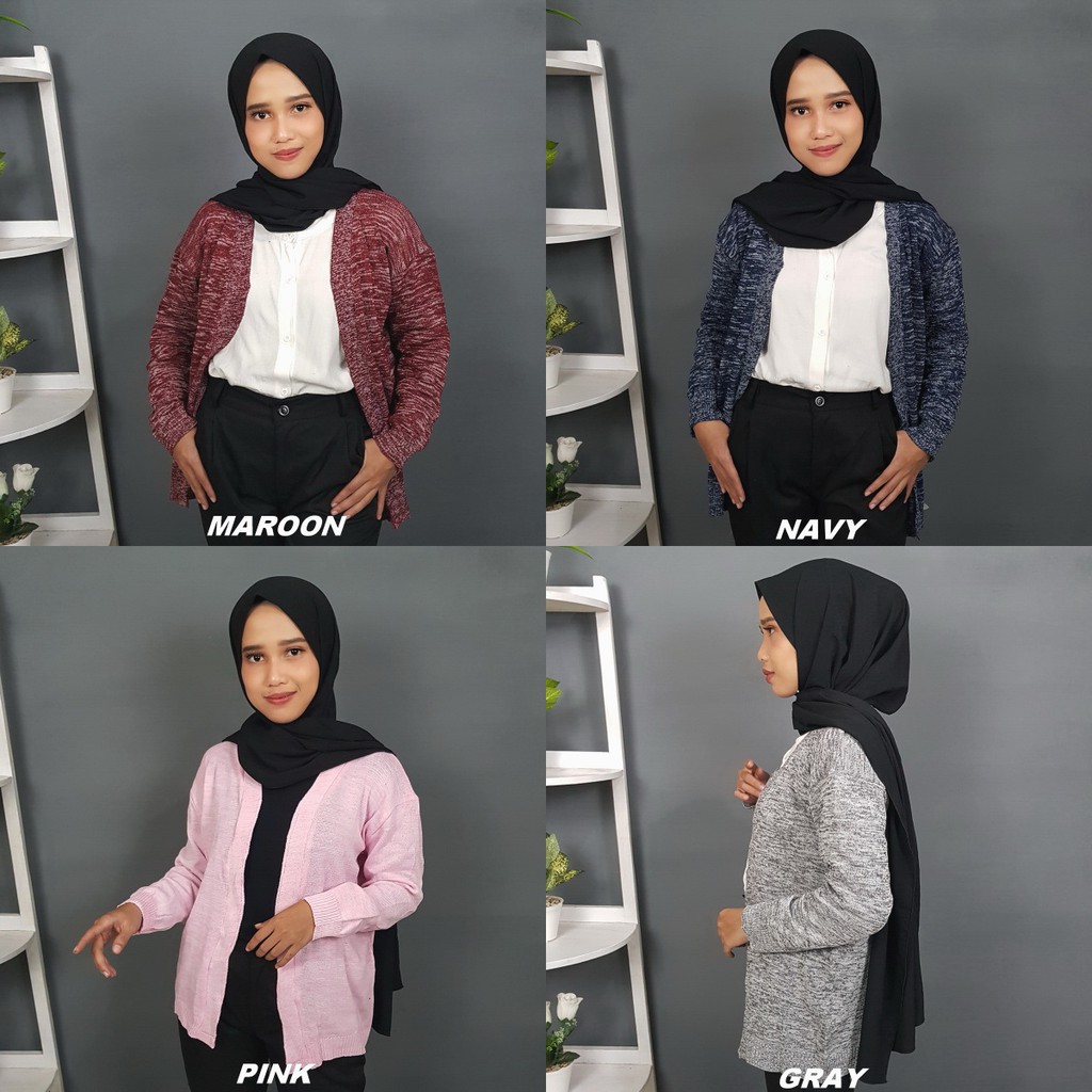 Cardigan Rajut Twist Tumblr