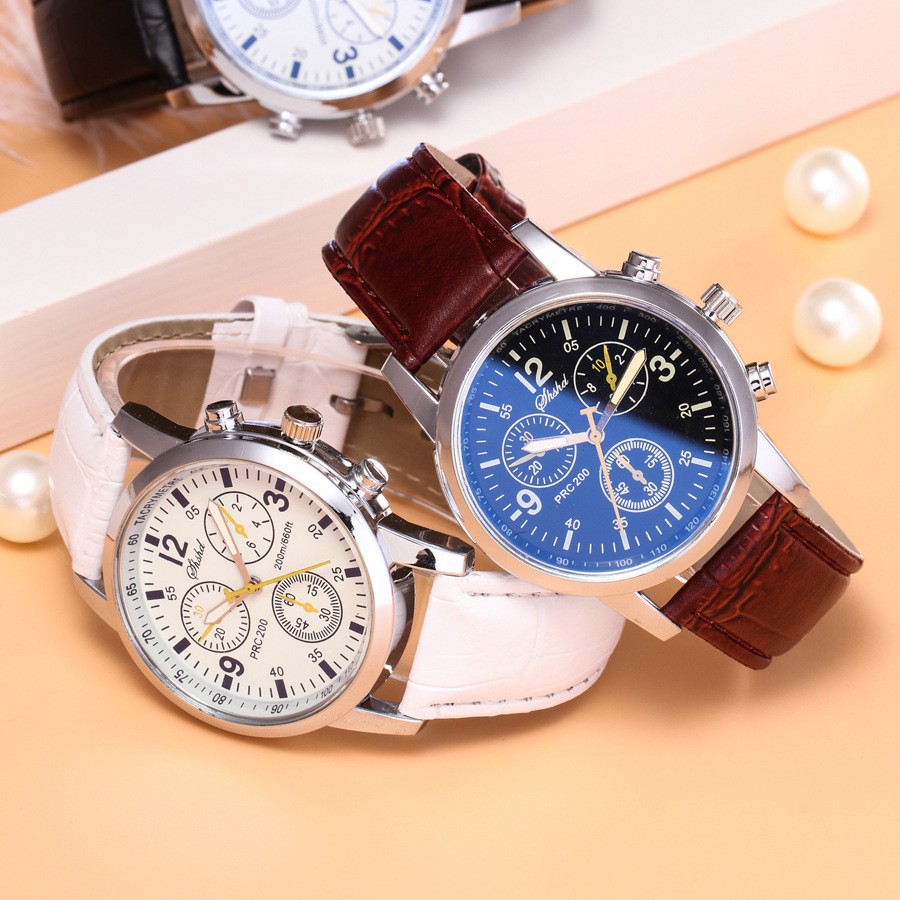 Jam Tangan SHSHD ANGKA - Watch Casual Men/Jam Tangan Analog Pria New Fashion-High Quality