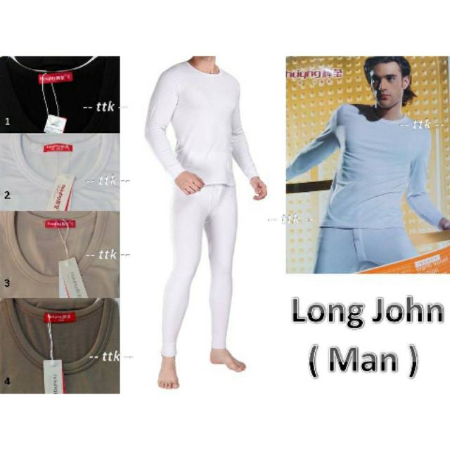 [COD] Ready  LONGJOHN UNISEX - PRIA / LONG JOHN / THERMAL / BAJU HANGAT / WINTER / TANGAN PANJANG / 