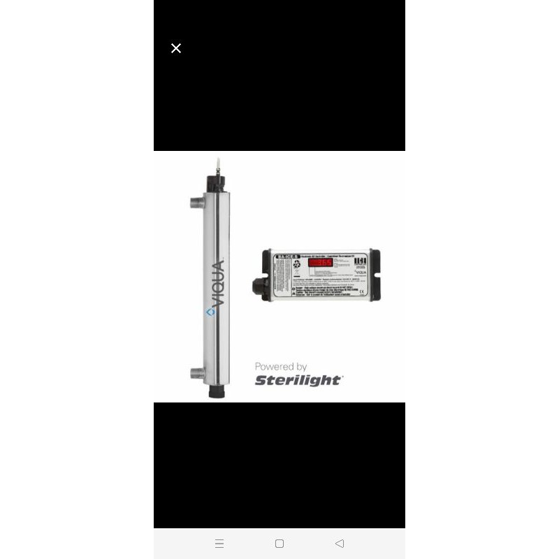 Viqua UV set VT 4 sterilight VT4