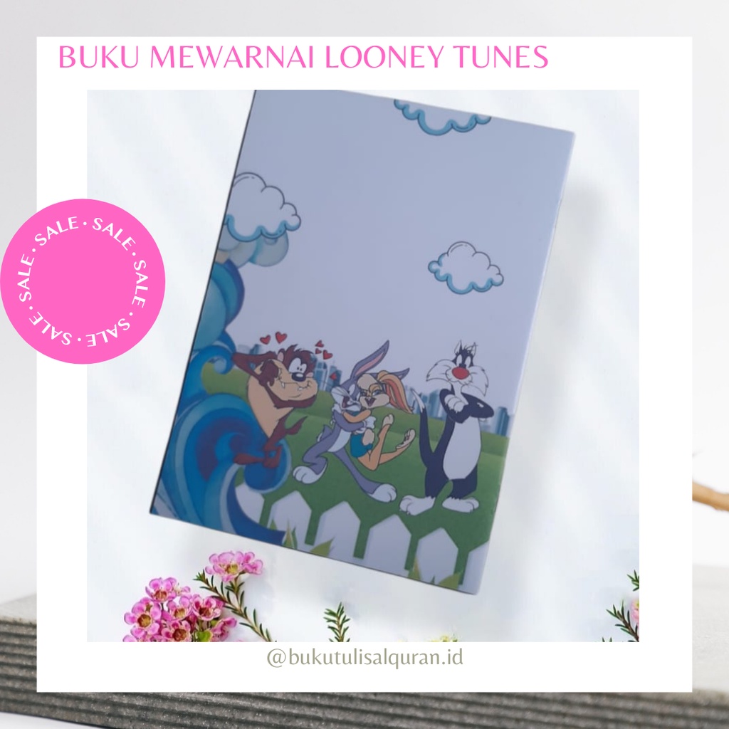 

Buku Mewarnai Untuk Anak-Anak/Paud/TK Ukuran Buku A5 Tema Looney Tunes