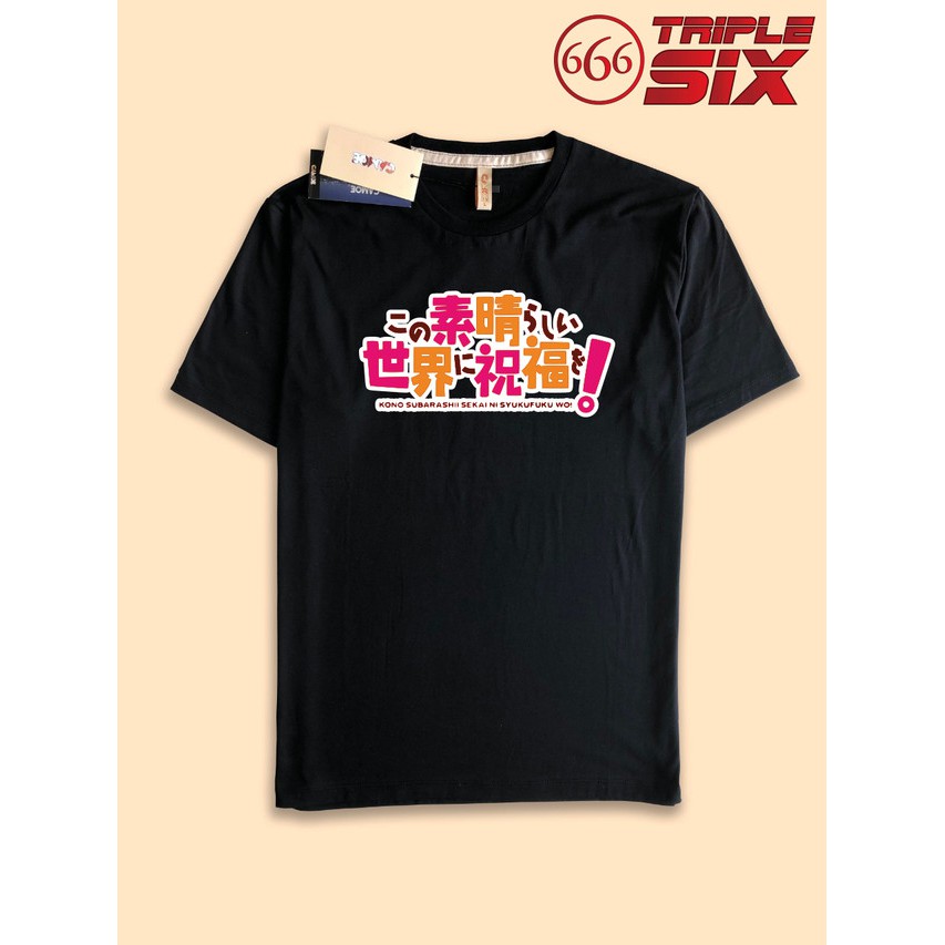 Kaos Tshirt Anime Konosuba Japan Logo