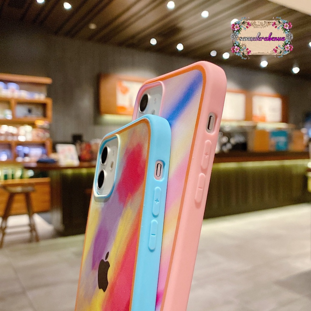 ss044 softcase rainbow ip 6 6+ 6s 7 8 x xs xr sb2818