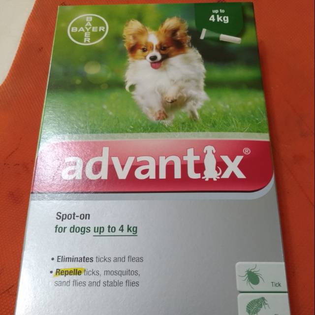 Advantix obat tetes kutu uk s small  dog 4kg kebawa  sangat ampuh