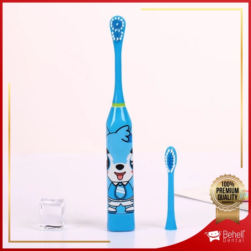 SIKAT GIGI ELEKTRIK ANAK - Motif Kartun Karakter - Children Electric Tooth Brush Behel Behelldental