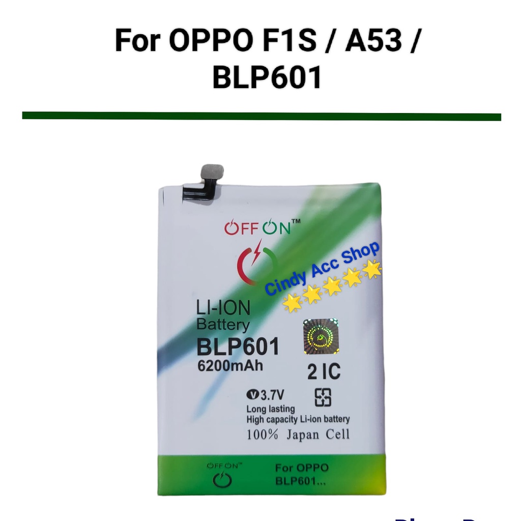 Baterai For Oppo F1S A53 BLP601 Double Power Battery Batre