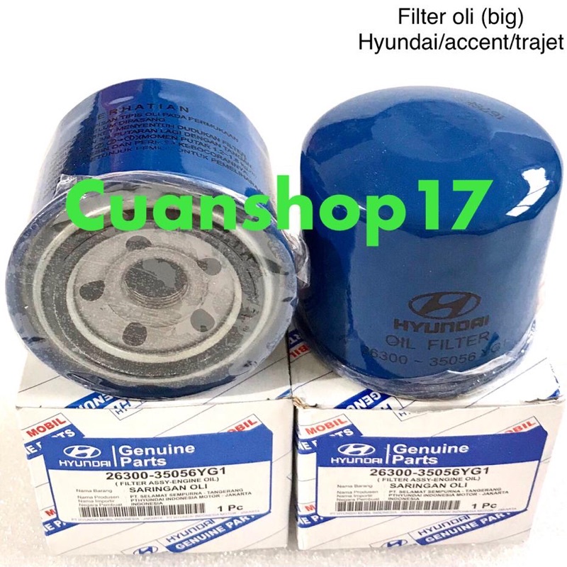 FILTER OLI OLI FILTER HYUNDAI ACCENT TRAJET AVEGA VERNA GETZ TUCSON