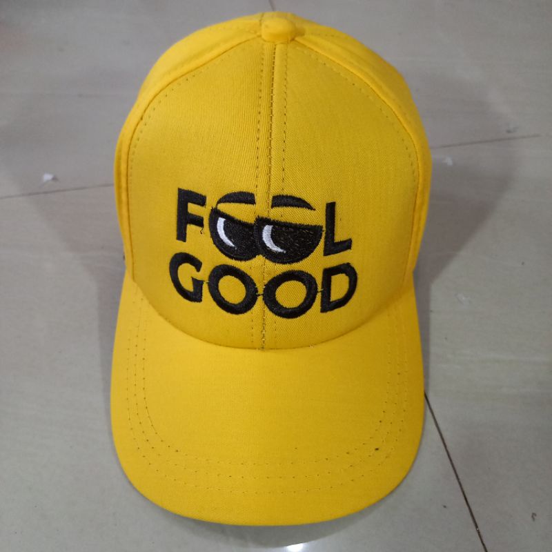 Topi Baseball Anak Bordir its ok // Good Day // Feel Good-10