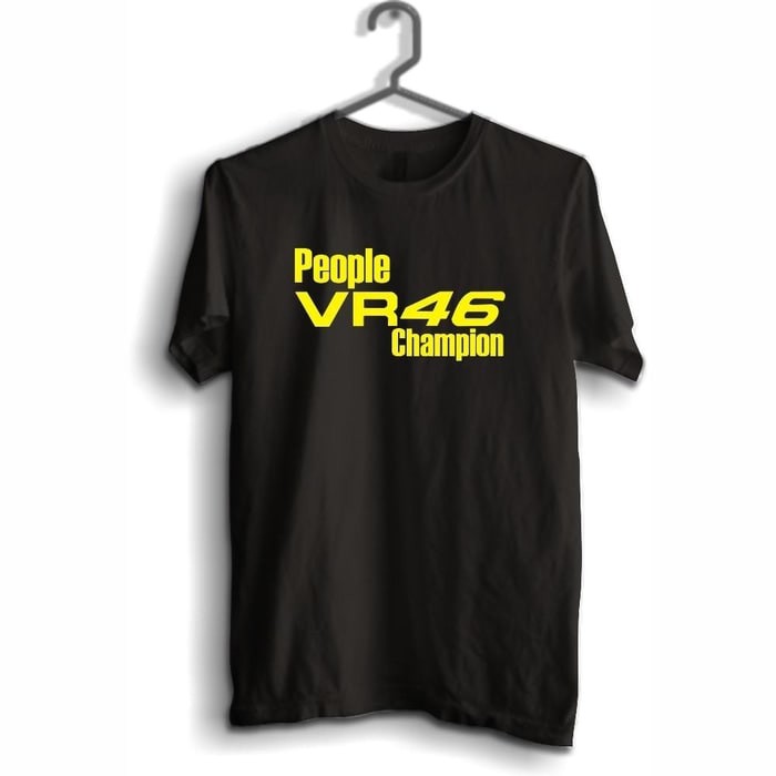 Kaos Tshirt Baju Combed 30S Distro People VR46 Champion Rossi