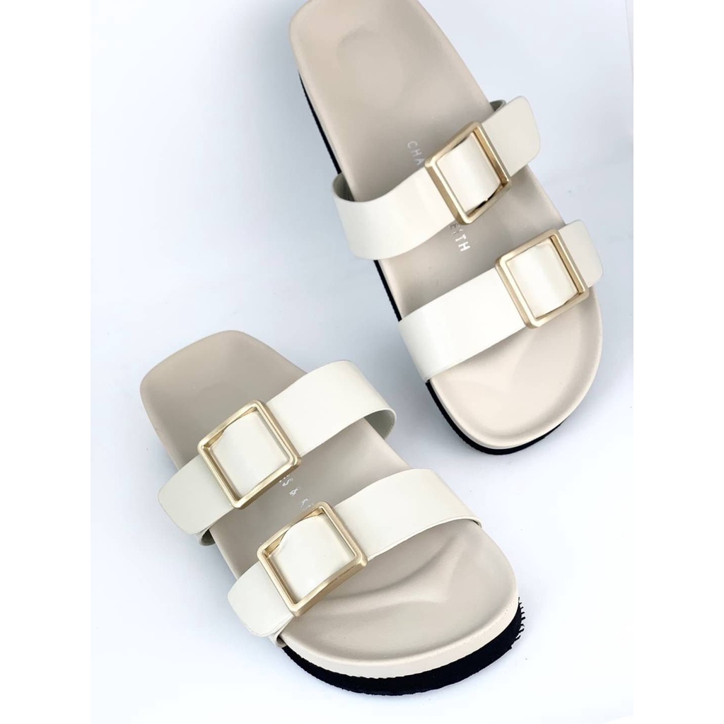 [7.7 Boombastis Sale⚡] - SANDAL WANITA CKS488 CK FLATFORM SANDALS PREMIUM IMPORT