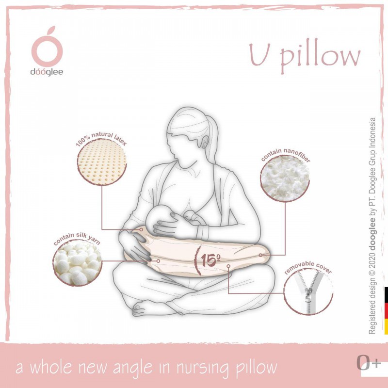 Dooglee U Pillow | Nursing Pillow Bantal Menyusui
