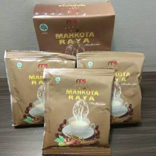 

Kopi penambah stamina MAHKOTA RAYA mochacino MSI (persaset)