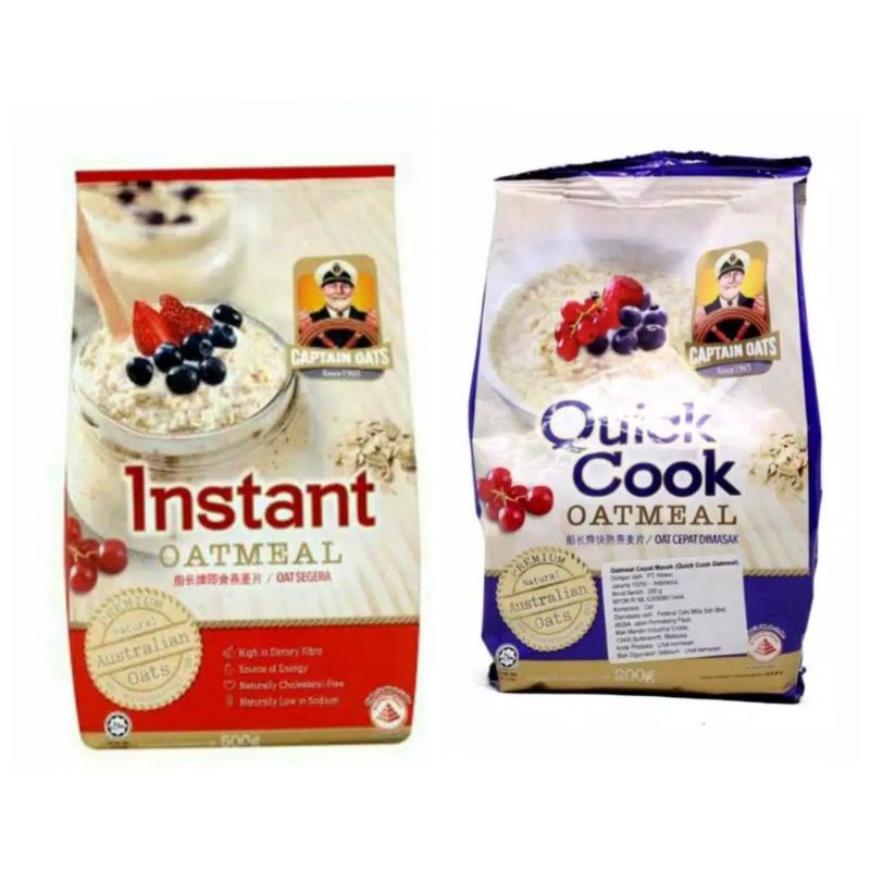 

OATMEAL / OATS / QUAKER OAT/ CAPTAIN 200GR / INSTANT / QUICK COOK