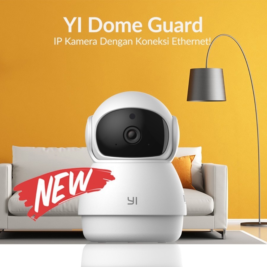 KAMERA CCTV Yi Dome Guard 1080P 2MP Smart IP Camera Global - Camera Wireless CCTV WiFi