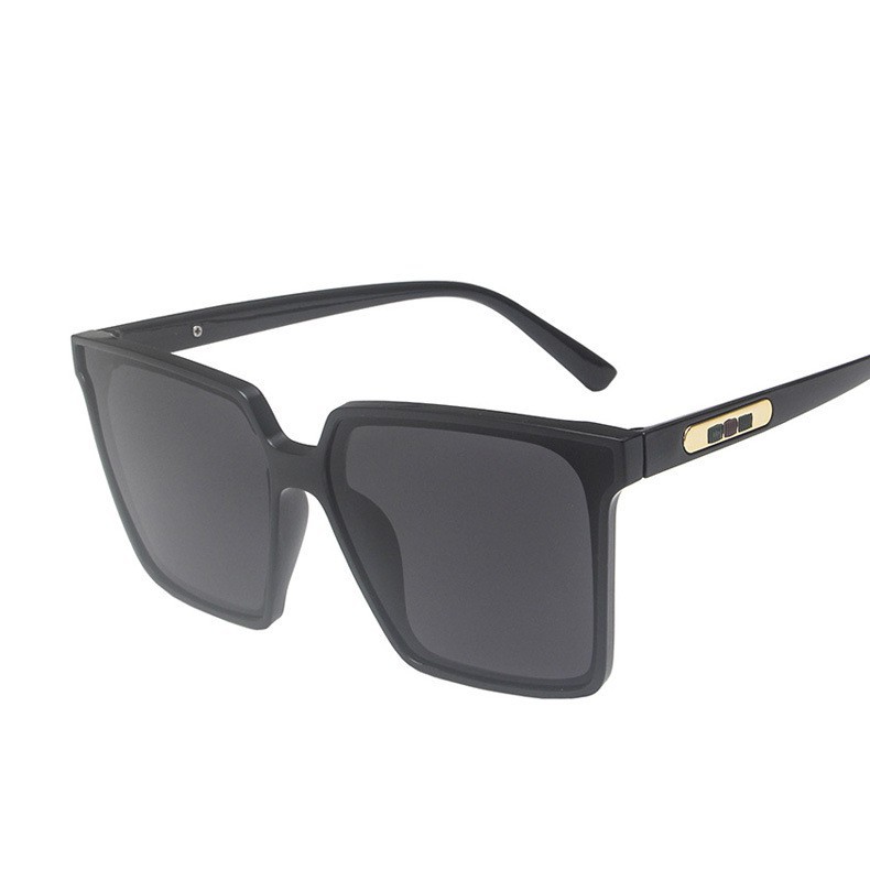 (COD) Kacamata Fashion Kacamata Kotak Hitam Besar Polarized Sunglassees MALLSHOPPING