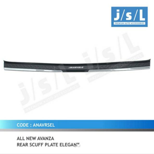 Sillplate belakang all new Avanza/ rear scuff plate elegant jsl