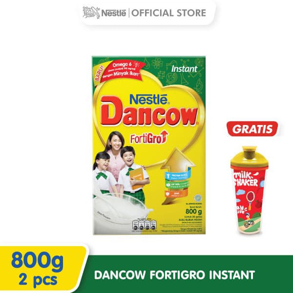 

PROMO DANCOW FORTIGRO SUSU BUBUK INSTANT POUCH 800G 2 PCS GRATIS SHAKER TERMURAH