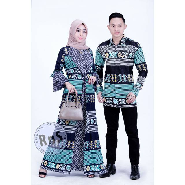 COUPLE GAMIS LONCENG MODEL KERAH JAZZ ,GAMIS JAZZY