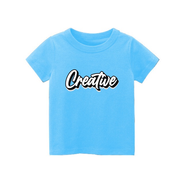 Kaos anak Creative kaos untuk anak umur 1-8 tahun