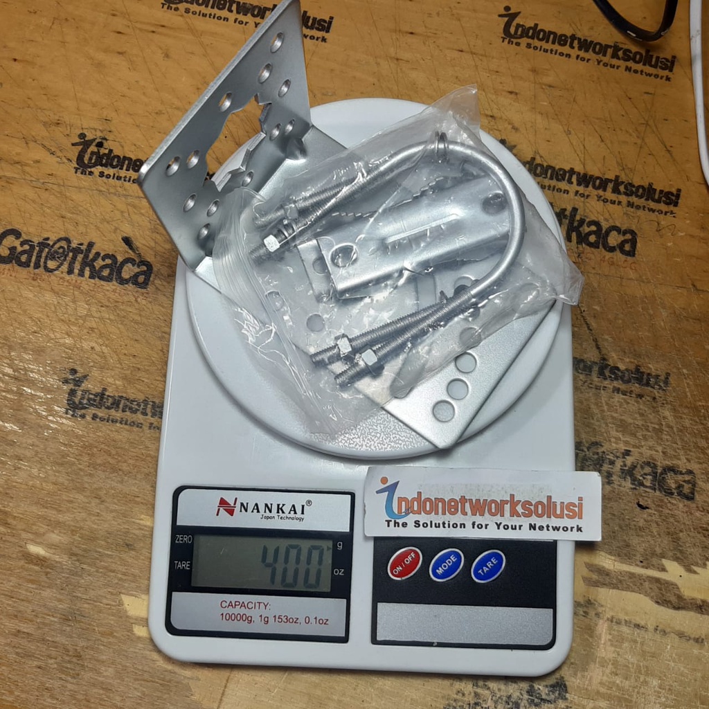 Bracket breket dan L clamp klem dudukan tiang antena GRID Yagi Omni TV Radio HIGH GRADE