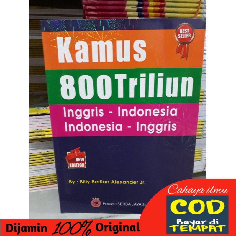 

kamus bahasa inggris 800 Triliun a5. lengkap