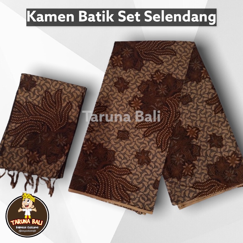 KAMEN BATIK LEMBARAN SET SELENDANG 23