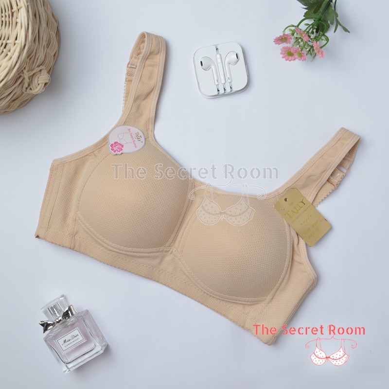 TALLY BRA BH 001 I TANPA KAWAT I BUSA TIPIS I CUP C | SIZE 36-42