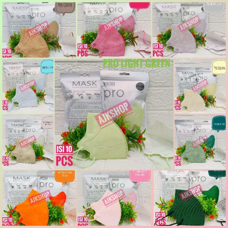 Masker KN95 Mouson Pro isi 10 pcs / sachet