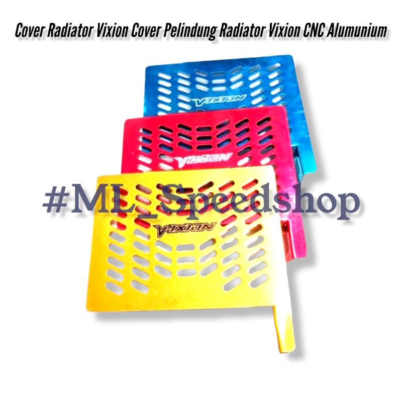 Cover Radiator Vixion Cover Pelindung Radiator Vixion CNC Alumunium