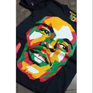 Kaos bob marley baju  tees reggae  rege jamaika rasta  