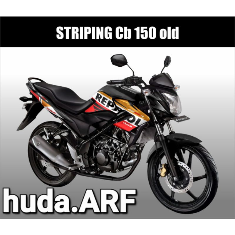 STRIPING VARIASI HONDA CB150R OLD CB150R LAMA LIS STICKER DECAL VARIASI CB150R OLD CB 150R LAMA CB 1