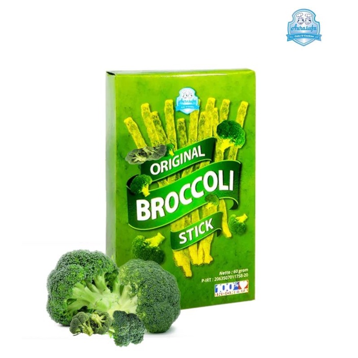 

Aurasufa Official NakDe' Broccoli Stick 60 gram | Stik Brokoli | Camilan Sehat | Vegetarian | Snack