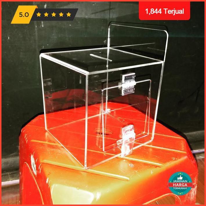 

Tempat Kopenyimpanan Kotak Amal/Saran Acrylic Exclusive