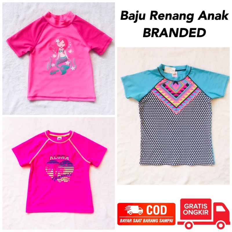 BAJU RENANG ANAK PEREMPUAN CEWEK BRANDED ORIGINAL SISA EXPORT