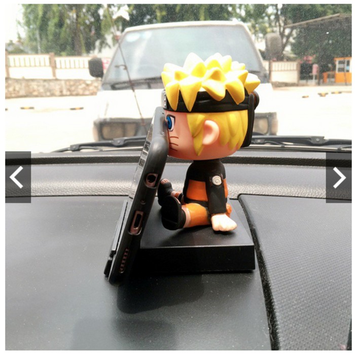 Boneka Figure Miniatur Pajangan Mobil Stand HP Naruto UZUMAKI NARUTO