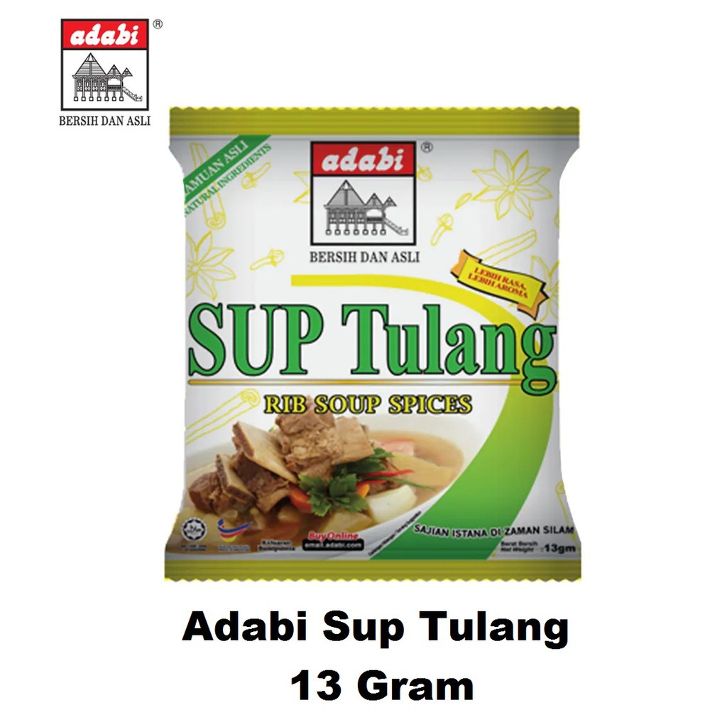 Adabi Bumbu Sup Tulang Instant 8gr