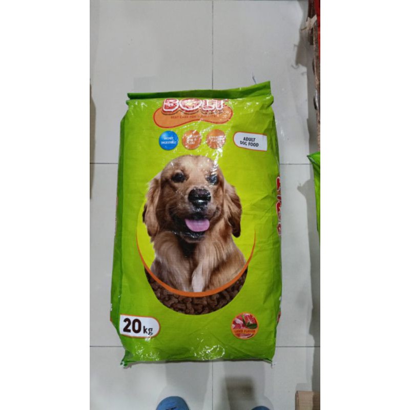 bolt lamb dog food 20kg khsusu grab gosen