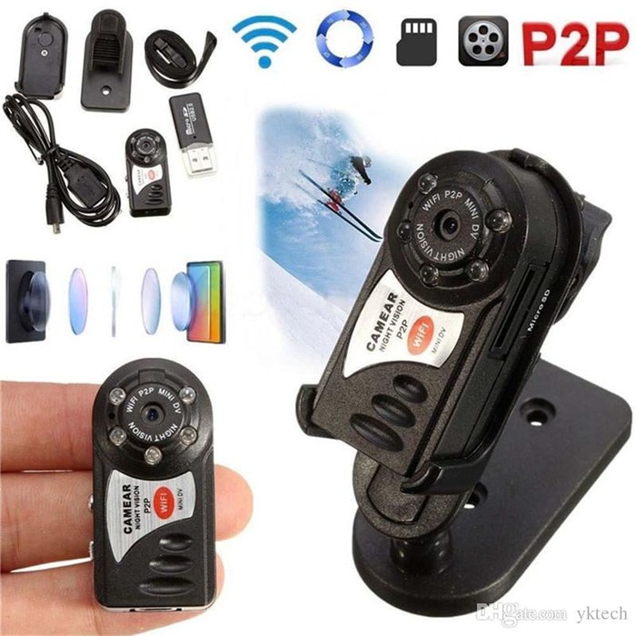 Promo cctv camera wifi mini q7 spy hidden camera Diskon