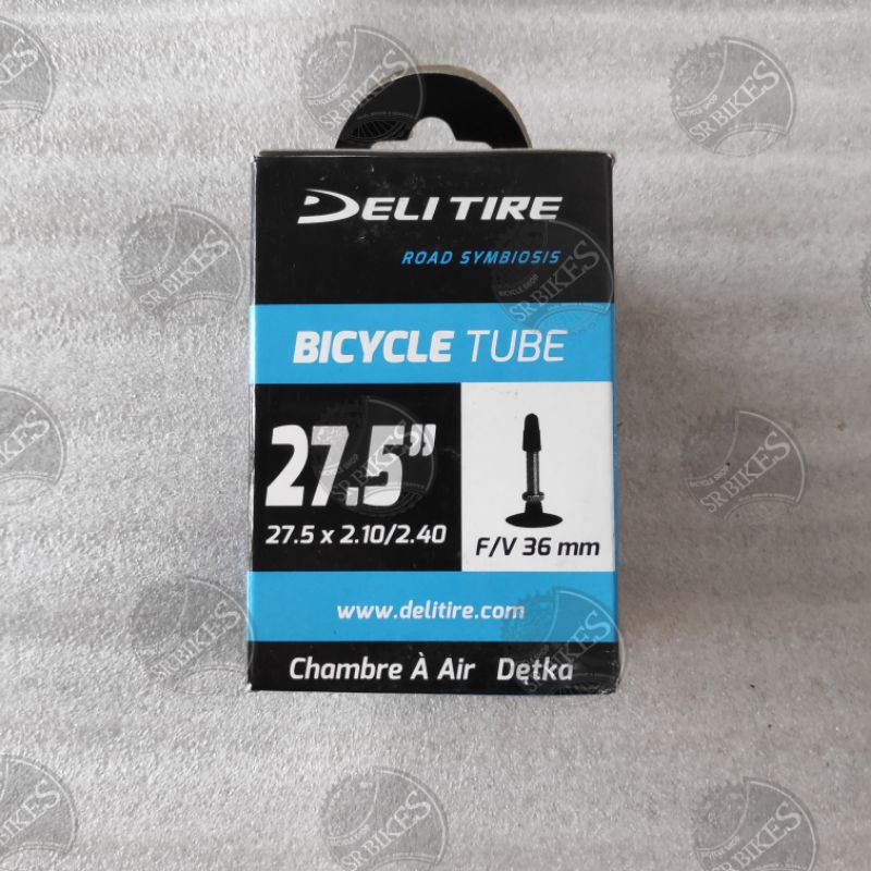 Ban Dalam 27.5 x 2.10 / 2.40 Sepeda MTB. AV PENTIL MOTOR &amp; FV PRESTA. DELI TIRE