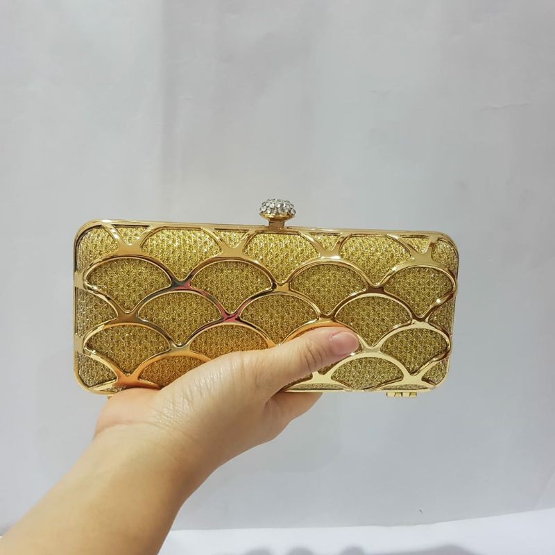 Tas Pesta Farnell Diamond Party Clutch  Kondangan Import 2652