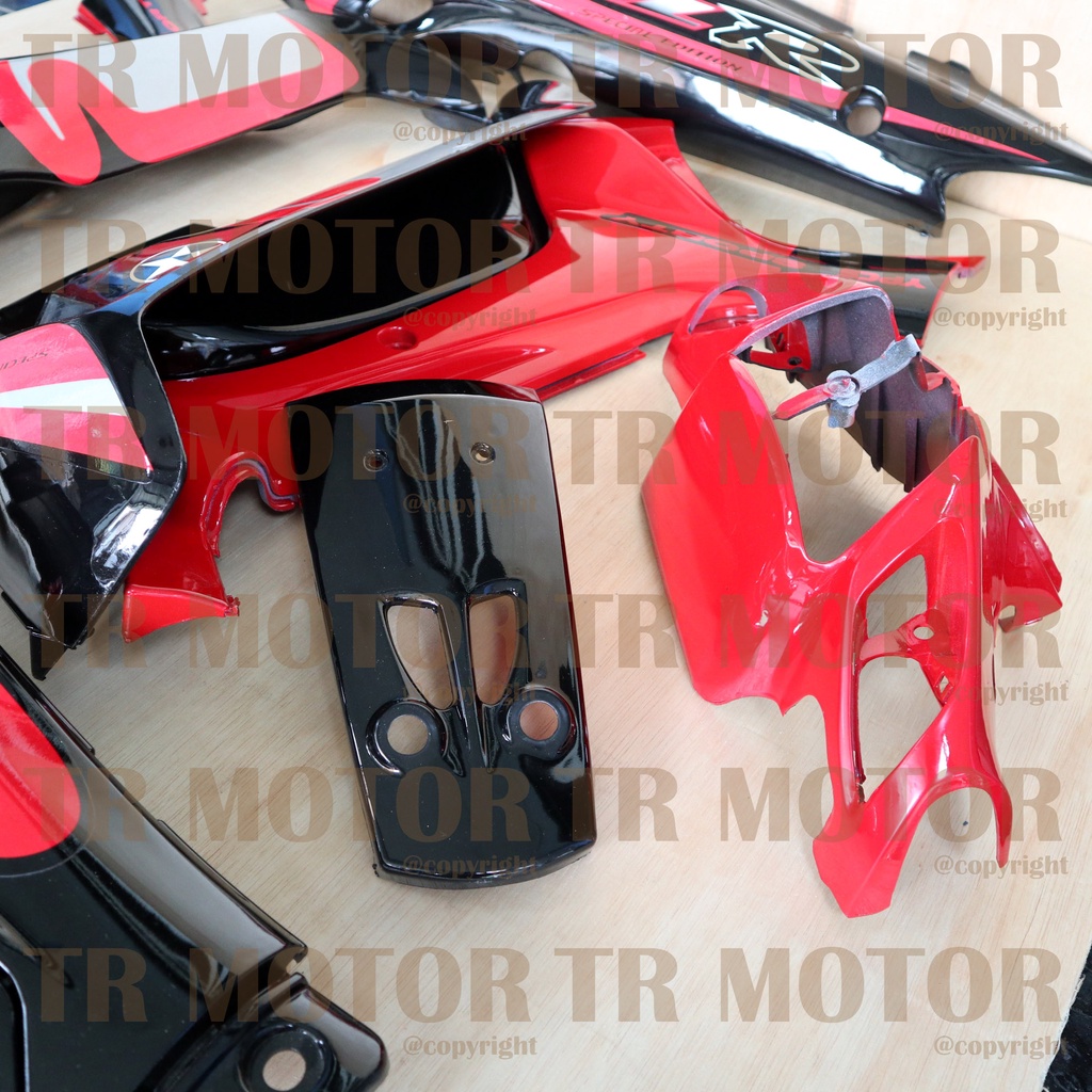 Cover Body Fizr F1zr Caltex Merah Hitam Full Set Halus Cover Bodi Yamaha Fiz r