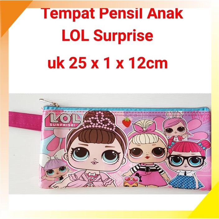 

Tempat / Kotak Pensil Resleting LOL Surprise - Pencil Case LOL SH142