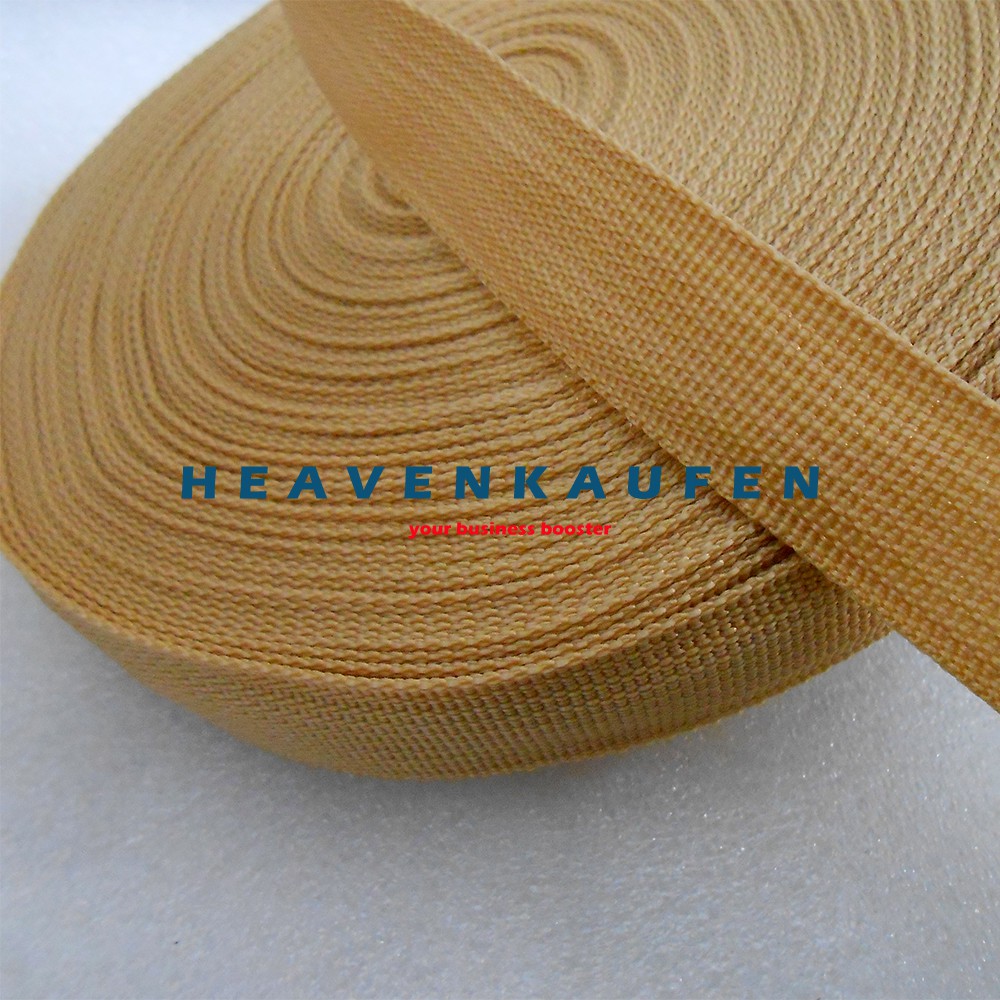 Webbing Tas 2,5 cm Warna Cream Krem Murah Meteran