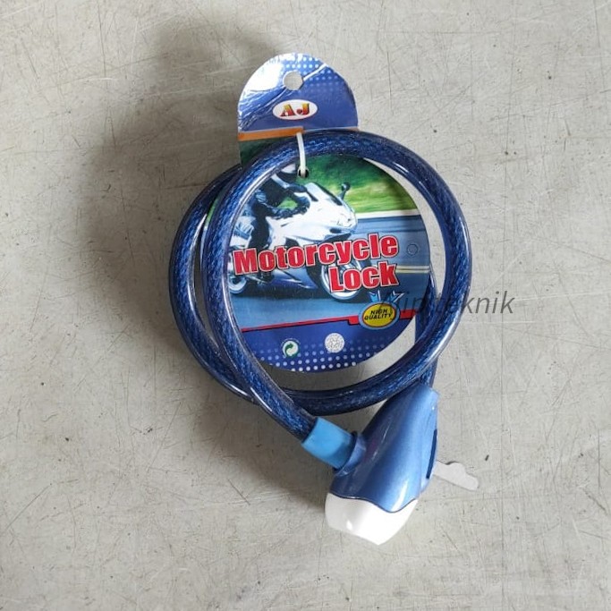 Kunci gembok rantai ban sepeda gembok roda sepeda cable lock