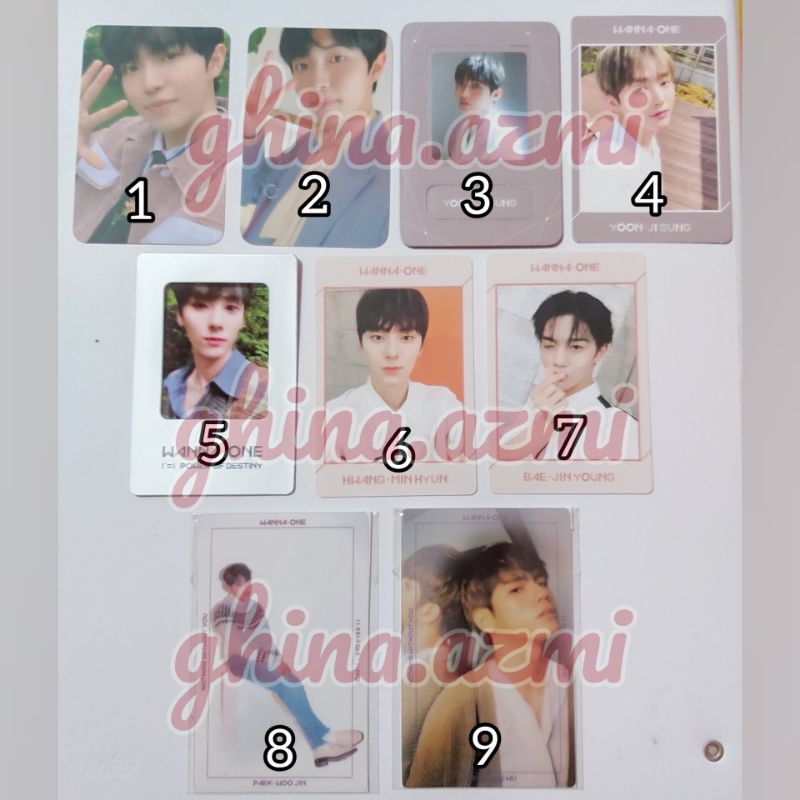 PC Wanna One (Jisung/Minhyun/Ong/Jaehwan/Woojin/Jinyoung)